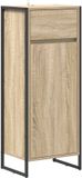 vidaXL Badkamerkast Sonoma Bewerkt Hout 40 x 30 x 100 cm