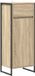 vidaXL Badkamerkast Sonoma Bewerkt Hout 40 x 30 x 100 cm