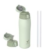 AORIN Drinkfles van roestvrij staal, 18/8, 750 ml, lekvrij, thermoskan, isolatiefles, dubbelwandig, BPA-vrij, sportfles, drinkflessen voor sport, school, outdoor