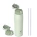 AORIN Drinkfles van roestvrij staal, 18/8, 750 ml, lekvrij, thermoskan, isolatiefles, dubbelwandig, BPA-vrij, sportfles, drinkflessen voor sport, school, outdoor
