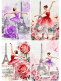 Ballerina set de peinture diamant 4 pièces