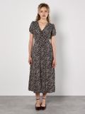 Apricot Midaxi-jurk met dierenprint