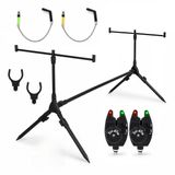Fish-Xpro Basic Rodpod Set - Voor 2 Hengels - Met Beetmelders en Hangers