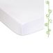 Easy dort Matrasbeschermer van biologisch katoen en PU-leer - eenpersoonsbed 90 x 190 cm, wit