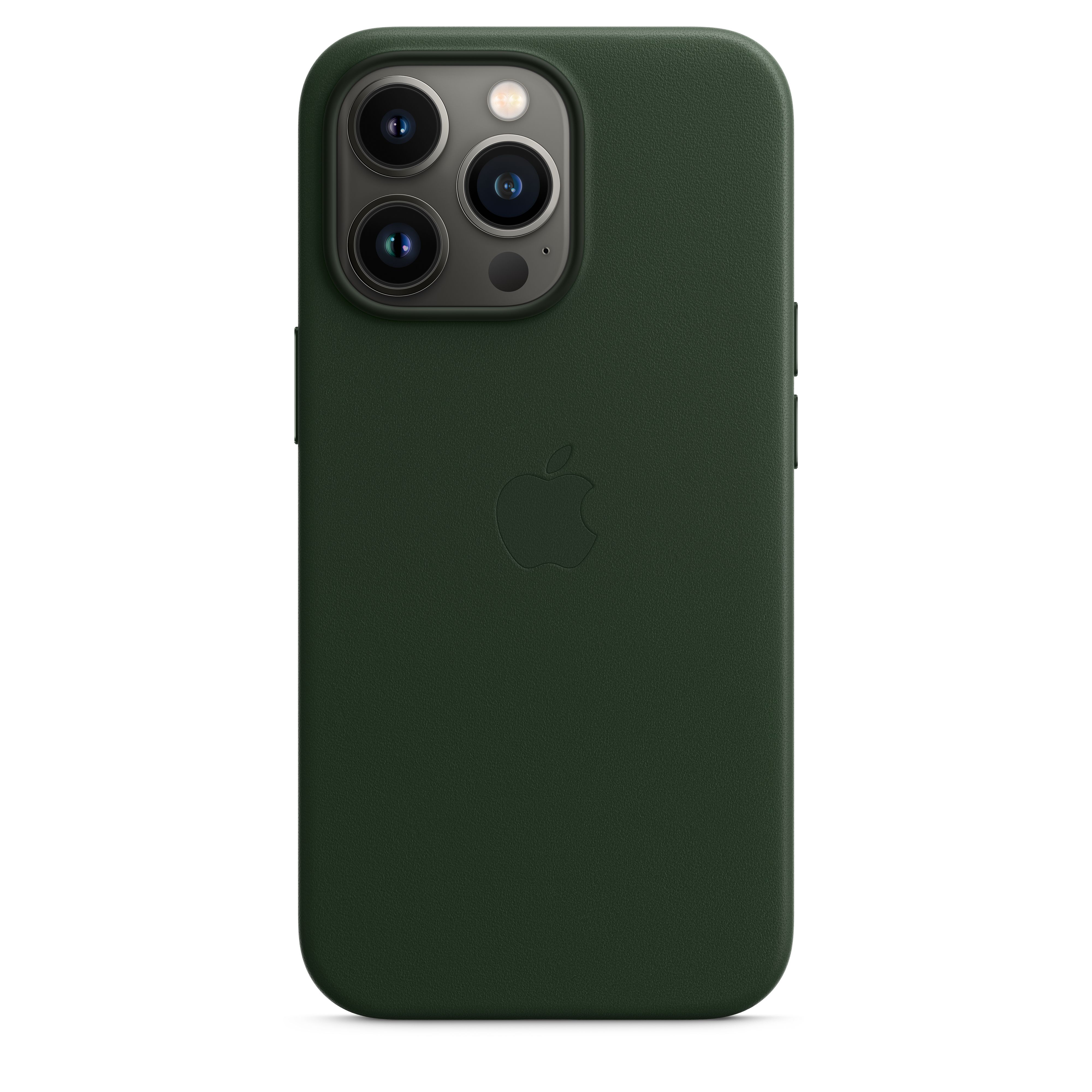 Apple iPhone 13 Pro Sequoia Green Leather Cover Case
