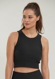 Athlecia Sport-BH Alma Zwart Polyester Medium Ondersteuning Vrouwen M