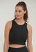 Athlecia Sport-BH Alma Zwart Polyester Medium Ondersteuning Vrouwen M