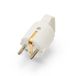 Stuurstekker Legrand Stuurstekker met ring, 2P+T, 10/16 A, Duits/Italiaans en standaard Frankrijk, kleur wit, 3500 W max, 250 V