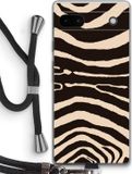 Case Company - Google Pixel 6a Case with Cord - Arizona Zebra - Black Cord - Back Cover