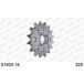 Afam Pignon moteur avant avec silencieux en caoutchouc 525 16 dents
