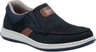 Rieker 17368-14 Mocassin Bleu Nubuck Taille 45