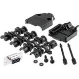MH Connectors MHDTPPK9HD15FSK Kit embase SUB-D femelle 180 ° Nombre de pôles: 9 fût à souder 1 pc(s)