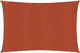 vidaXL Zonnezeil 160 g/m² 3x5 m HDPE Terracotta