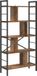vidaXL Boekenplank - 9-laags - 75 x 30 x 156 cm - Bewerkt Hout - Oud Hout