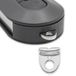 GIANTO Sleutelhaak voor afstandsbediening, compatibel met Fiat Panda, Punto, Bravo, 500, Idea, Lancia Ypsilon y, Delta, Musa, reservering voor sleutelbehuizing, accessoires
