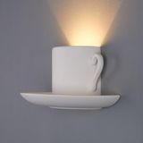 Lindby Wandlamp Pocillo Gips Metaal Wit G9