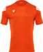 Macron Polis Chemise Manches Courtes Homme - Orange / Blanc | Taille : XL