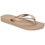 Havaianas Hav. Top Metalic, teenslippers voor dames, beige, roségoud, 3581, 41/42 EU