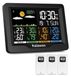 Merkloos Weerstation Buitensensor - Digitaal - Kleurendisplay - Radioklok - 3 Buitensensoren