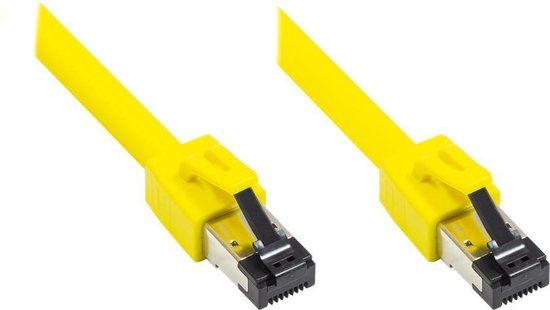 Alcasa Good Connections PREMIUM cat. 8.1 patchkabel - 20 m - RNS vergrendelingsbescherming -S/FTP- 40GB/2000MHz - koperen geleider CU - halogeenvrije LSZH - netwerk LAN-kabel compatibel met CAT.7 / 6A / 6 /