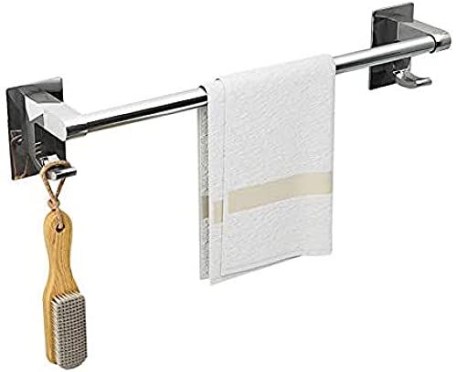 CQSJX Handdoekenrek zonder boren, ruimte aluminium plank, handdoekstang
