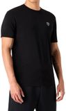 Armani EA7 T-shirt Logo Patch Noir Coton Regular Fit Hommes XL