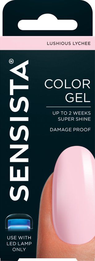 Sensista Color Gel - Lushious Lychee - Gellak - Roze - 7.5ML - Gel nagellak voor LED Lamp