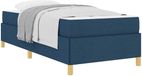 vidaXL Bedframe Blauw Stof 90 x 200 cm