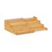 Relaxdays Ladder Shelf Freestanding Bamboo 4 Shelves Kitchen