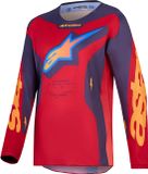 Alpinestars Fluid Hunt Jeugd motocrosstrui - Grijs/rood/geel - Maat M