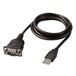 Lindy 43413 câble série Gris 1,5 m USB Type-A RS-232