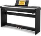 Donner Huis Digitale piano, 88 gewogen toetsen, hameractie, full-size elektrisch toetsenbord voor beginners met 3 pedalen en pianostandaard, echte piano touch, DEP-20S
