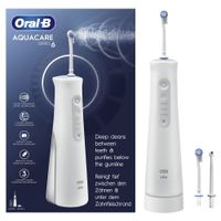 Oral-B AquaCare 6 Pro-Expert Hydropulseur - Sans fil - Blanc
