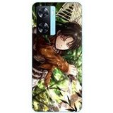 Maniacase Hoesje Oppo A57s 4G aanval titanen levi ackerman