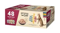 PrimaCat Klassiek natvoer in juss, kattenvoer, voordeelpakket, 48 x 85 g