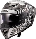 LS2 FF807 Dragon Enthum Zilver Integraalhelm - Helm