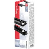 Maped M354411 - nietmachine Essentials, van metaal, tot 25 vellen, zwart