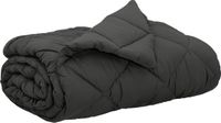 vidaXL Zomerdekbed 200 x 200 cm zomer 200 gsm antraciet