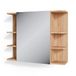 Vicco Fynn Badkamerspiegelkast – 79.6 x 64 cm Eiken