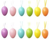 Jean Products Pasen, paaseieren | 4 cm | set van 24 | pastelkleuren | decoratie