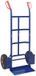 vidaXL - Uittrekbare Handwagen - Blauw en Rood - 57 x 46 x 113 cm - Staal