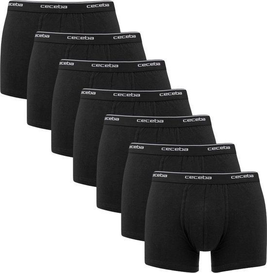 CECEBA Monza Heren Boxer - 7-pack Multipack - Zwart
