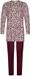 Pastunette Premium Pyjama Grace Katoen/Modal Bordeaux Dames Maat 36