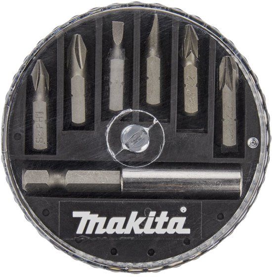 Makita SCHROEFBITSET 7-DELIG BITHOUDER