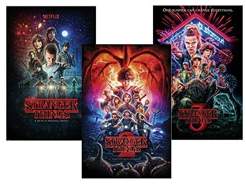 Stranger Things Poster Set - Seasons 1, 2 & 3 - 61 x 91.5 cm - Set of 3