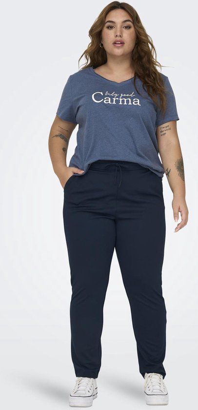 Carmakoma Cargold Trash Regular Fit Cargo Broek - Dames - Maat 52/32 - Night Sky