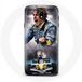 Maniacase Etui voor Samsung Galaxy j7 2017 Formule 1 Fernando Alonso F1 coureur