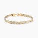 Icecat Bracelet Jasmin Tresse Or Bicolore