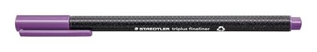 STAEDTLER Triplus Fineliner 334-68, 0.3 mm, Lila, Set van 10
