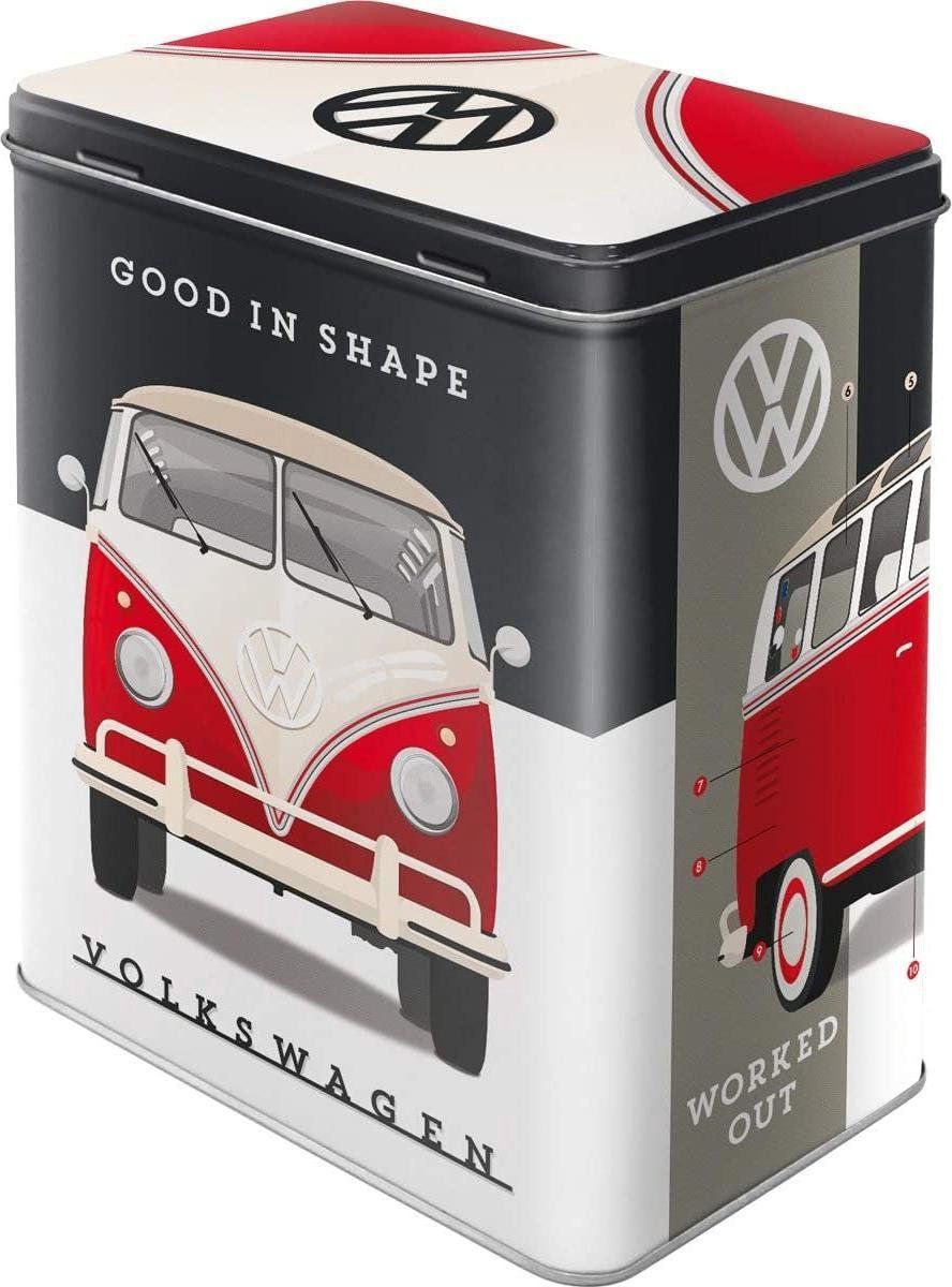 Nostalgic Art Merchandising Bewaarblik - Volkswagen Good in Shape - Metaal - Multi Colour